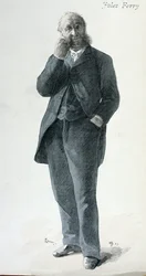 Jules Ferry (1832-93), omslagillustratie uit 